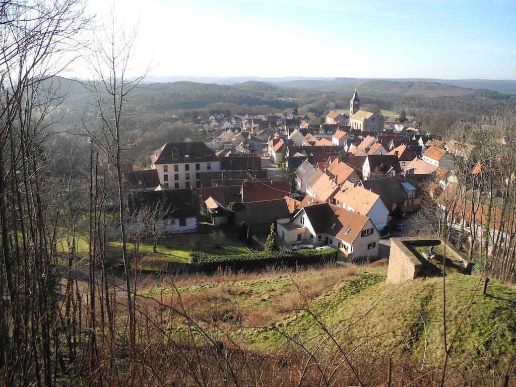 Au Pied Du Chateau Lichtenberg Zimmer foto